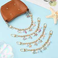 Сплав цепи сумки удлинители цепи&nbsp;HJEW-FS00057-01