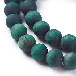 Природных тигровый глаз бисер нитей G-F616-01D-8mm