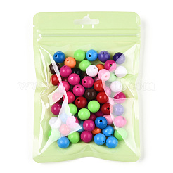 Sacchetti richiudibili in plastica color macaron con motivo yin-yang&nbsp;OPP-N001-01E-01