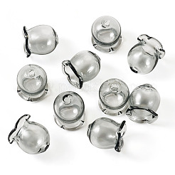 10 шт. стеклянные колпачки для изготовления колокольчиков GLAA-BY0001-05A