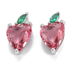 Латунь подвески циркония кубической ZIRC-G170-02P