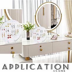 Акриловые стойки для ожерелий&nbsp;NDIS-WH0001-06