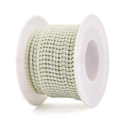 Tennisketten aus Eisen und ABS-Kunststoff mit Imitationsperlen&nbsp;CH-Q006-01A-14