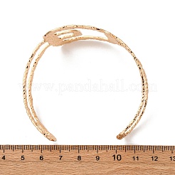 Браслеты-манжеты из нержавеющей стали 304 BJEW-B135-01D-G