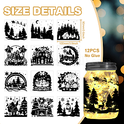 Papier silhouette pvc&nbsp;AJEW-WH0345-0055