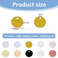 2880 шт. 10-х цветные аксессуары для украшения KY-DC0001-49B