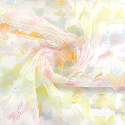 Градиент 3d бабочка полиэстеровая марлевая ткань&nbsp;AJEW-WH20006-148D