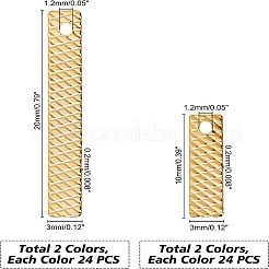 96шт 4 латунные подвески&nbsp;KK-FH0002-95