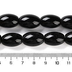 Brins de perles d'agate onyx noir naturel&nbsp;G-NH0019-C05-13