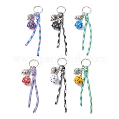 6шт 7 внутренних сердечника полиэстер и спандекс шнур веревки брелки&nbsp;KEYC-JKC01336