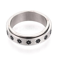 Вращающееся кольцо-браслет из нержавеющей стали 201&nbsp;MATO-PW0001-059A-04