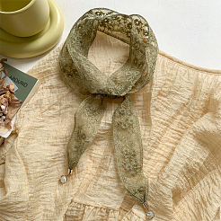 1 шт. кружевные повязки на голову из хлопка и полиэстера для женщин&nbsp;AJEW-CY0001-73A