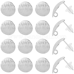 20 шт. Латунные выводы для ушей&nbsp;KK-BBC0002-60P