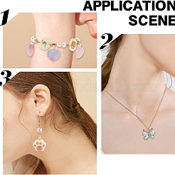 230 шт. 4 стиля прозрачных заготовок для подвески из АБС-пластика&nbsp;FIND-YW0007-54