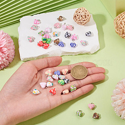 39шт 13 цвета подвески из полимерной глины ручной работы&nbsp;CLAY-TA0001-91