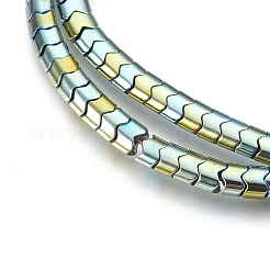 Electroplate non magnetici ematite sintetico fili di perline&nbsp;G-I208-17-H