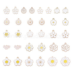 64pcs 16 styles de pendentifs en émail en alliage&nbsp;ENAM-TA0004-13
