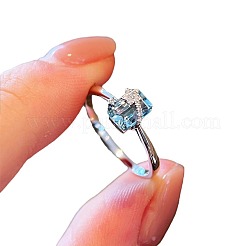 925 anello in argento sterling con zirconi cubici&nbsp;FS-WGFD4D7-03