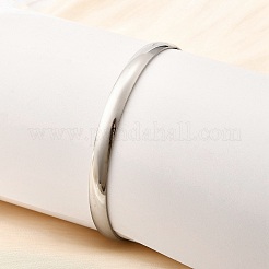 Простые браслеты из нержавеющей стали 304 для женщин BJEW-V004-02B-P