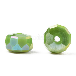 Бусины непрозрачные гальванические&nbsp;EGLA-YWC0001-8mm-03