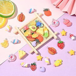 Подвески из непрозрачной смолы 40 шт.&nbsp;RESI-YW0005-82