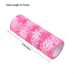 Rubans de maille déco flocon de neige&nbsp;OCOR-P010-G07