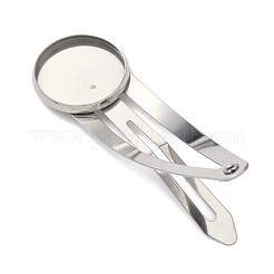 Защелка для заколки для волос из нержавеющей стали 304&nbsp;STAS-B126-01C-P