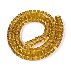 Chapelets de perles en verre transparente  &nbsp;GLAA-N026-4x8mm-T07