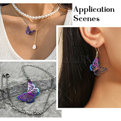 48 шт. подвески из нержавеющей стали 304 двух цветов STAS-TA0004-81