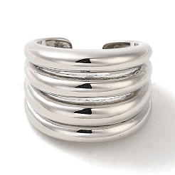 Стойки с покрытием латунные кольца манжеты RJEW-H228-16P-01