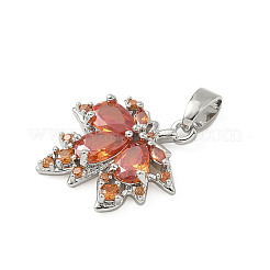 Латунные микро проложить кубического циркония подвески&nbsp;KK-H076-04P