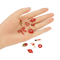 Подвески из эмали и сплава&nbsp;ENAM-FP0002-24