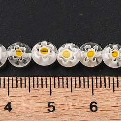 Handgemachte Millefiori Bunte Malerei Perlen Stränge&nbsp;LS-LAMP-G164-11O