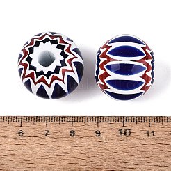 Handgefertigte Millefiori-Glas-Unterlegscheibe-Perlen&nbsp;LA-N002-13A