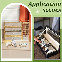 Бархатные подушки для демонстрации ювелирных изделий&nbsp;ODIS-WH0043-195B