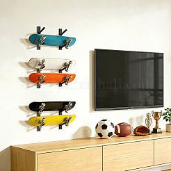 6-stöckiges Skateboard-Aufbewahrungsregal aus Kohlenstoff-Eisen-Legierung&nbsp;AJEW-WH0816-603C
