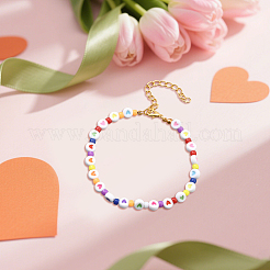 4шт 2 стиля акриловые бусины браслеты для женщин&nbsp;BJEW-HY0001-13