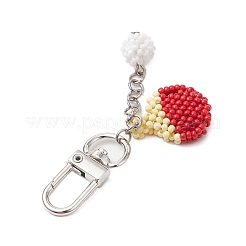 Стеклянные бусины ткацкий станок подвесные украшения HJEW-MZ00147