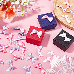 60 шт. 3-цветная полиэстеровая лента-бантик&nbsp;DIY-GF0006-70