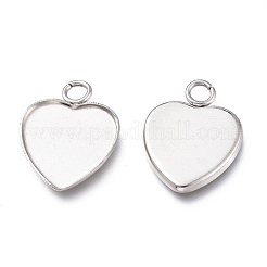 Устойчивые к потускнению кабошоны из нержавеющей стали 304 для модных ювелирных изделий&nbsp;STAS-M283-01P-A