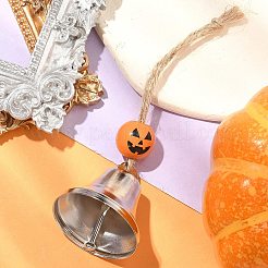 Ornamenti appesi a forma di campana di ferro di Halloween&nbsp;HJEW-JM02463