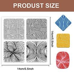 Коврик с текстурой силиконовой глины&nbsp;AJEW-WH0447-041