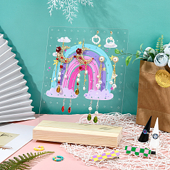 Акриловые и деревянные дисплеи для серег EDIS-WH0016-01