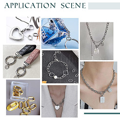 100 шт. Открытые соединительные кольца из нержавеющей стали 304 STAS-PH0004-41