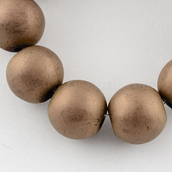 Non magnetici perle ematite sintetico fili&nbsp;G-Q933-4mm-02
