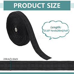 Polyester-Faltenvorhangband&nbsp;DIY-WH0504-721