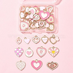 36шт 13 стиля сплава эмалевые подвески&nbsp;ENAM-FS0002-17