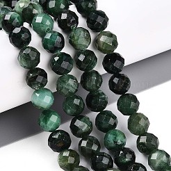 Бусины из натурального фуксита G-S345-8mm-33