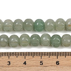 Естественный зеленый авантюрин бисер нитей G-Z080-B12-8x6mm