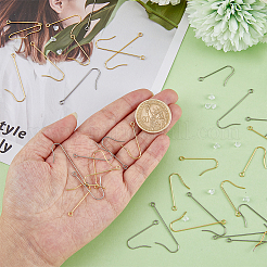 160 шт. 4 крючка для сережек из хирургической нержавеющей стали 316 STAS-DC0011-39